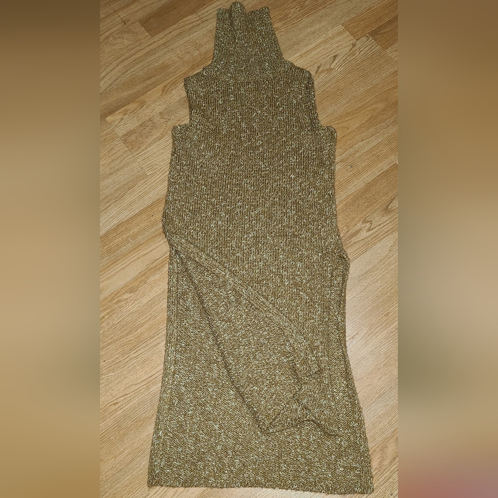 Anthropologie XS Wool Blend Turtleneck Duster